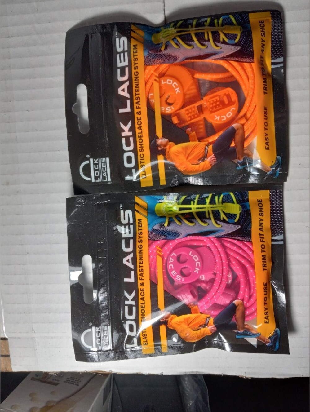 Lock Laces Elastic No Tie Shoelaces (Multipacks) One Size Fits All NO-TIE SYSTEM